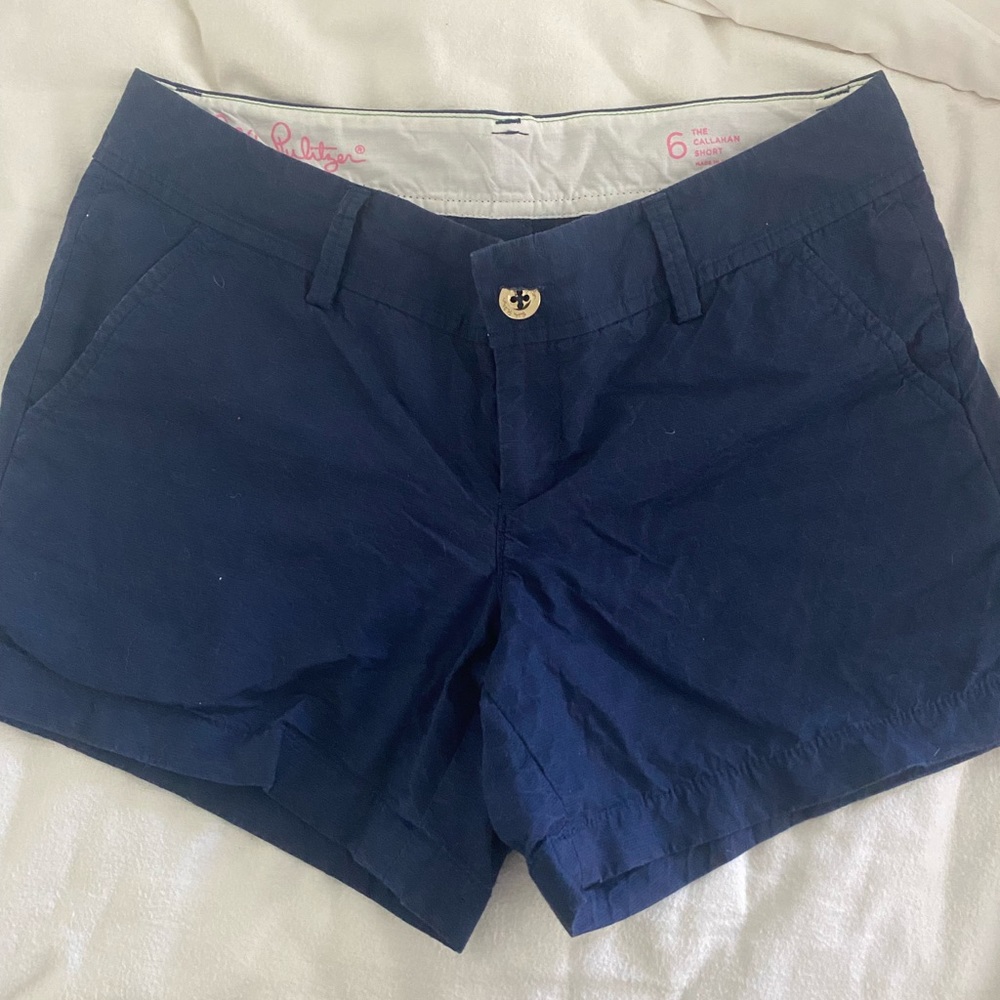Lily Pulitzer shorts.